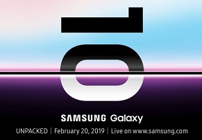 רשמי: סדרת Galaxy S10 תוכרז ב-20 בפברואר